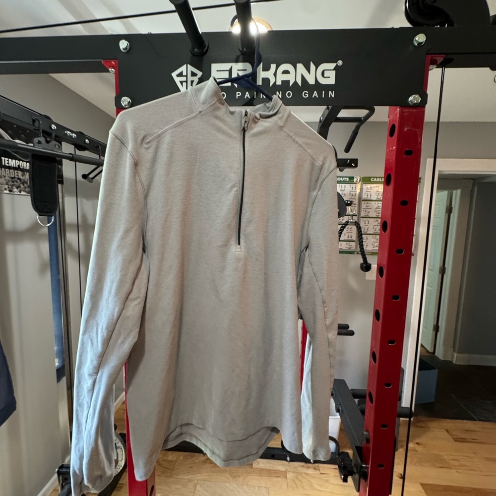 lululemon athletica Gray Zip Up Sweater